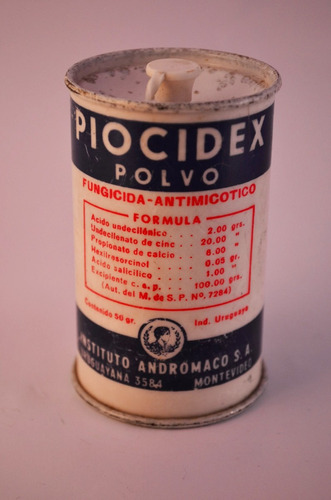 Frasco Antiguo - Farmacia - Botica - Piocidex Polvo
