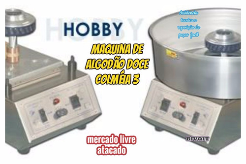 =maquina P/ Algodão Doce Colméia 3 Oferta Ganhe Um Brinde