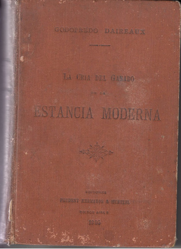 1904 Cria Ganado En Estancia Godofredo Daireaux Argentina