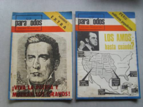 Revista Para Todos Patria Justicia Libertad Año 1971