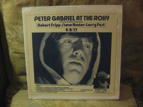 Peter Gabriel.live At The Roxy.vinil Duplo Importado.raro.