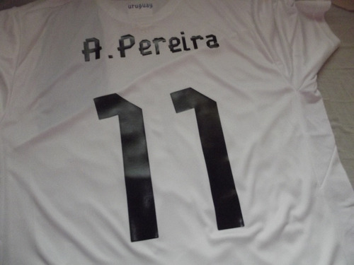 Numero Y Nombre  Uruguay  Para Camiseta2012   Blanca