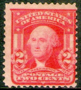 Estados Unidos Sello Nuevo George Washington X 2c. Años 1903