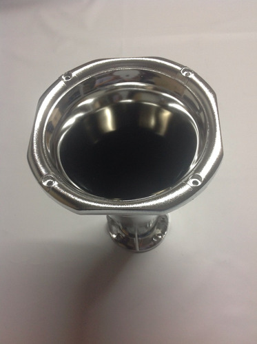 Corneta Lc 500 Plástico Cromada Com Flange Ludovico