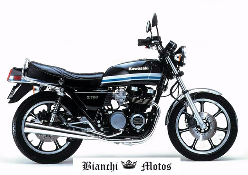 Escape Silenciador Kawasaki Z 750 Tipo Original Bianchi Moto