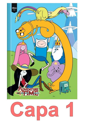 Caderno Brochurão Adventure Time Hora Aventura 96fls-escolha