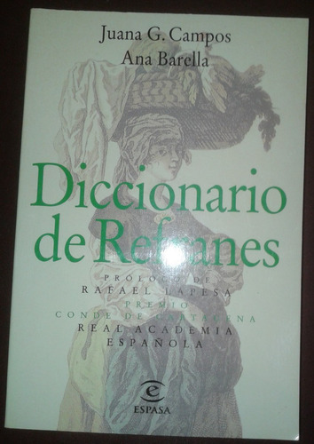 Diccionario De Refranes Juana G. Campos Ana Barella