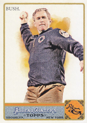 2011 Topps Allen & Ginter's President George W Bush