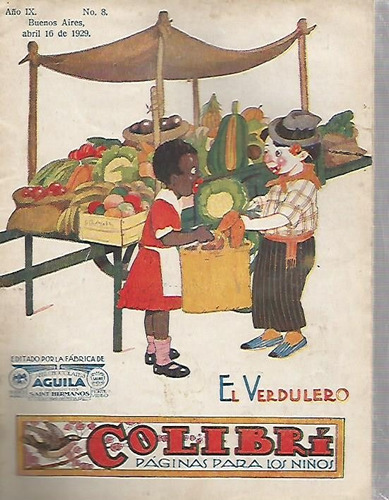 Revista / Colibri / Nª 8 / Año 1929 / Ed Aguila Saint Herma