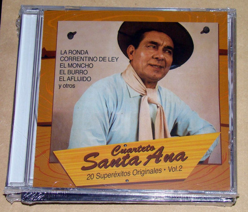 Cuarteto Santa Ana 20 Superexitos Originales Vol. 2 Cd Kktus