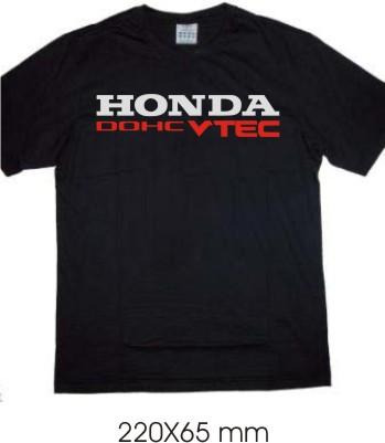 Remera Honda Vtec Con Flex Termo Expandible) No Se Borra