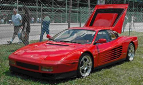 Lamina 30x45 Cm. Autos Clasicos - Ferrari Testarossa