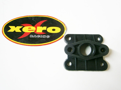 Base Admision Codo Carburador  Atv 50 Mini Cuatri En Xero Racing