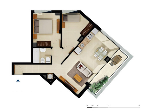 Imagen 7 de 11 de Parque Batlle Apartamento 1 Dormitorio