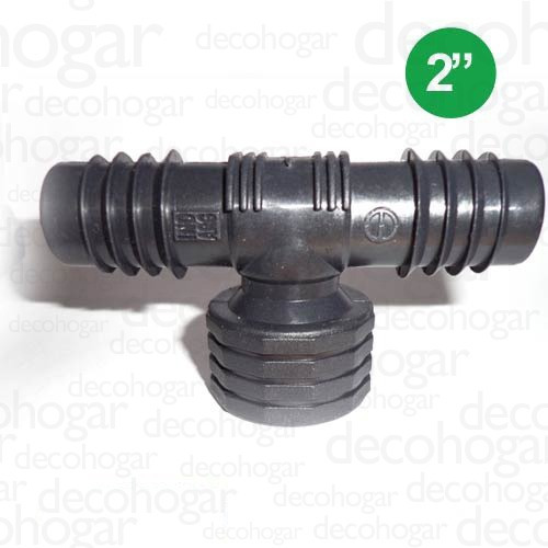 Conexion Tee Rosca Hembra Riego Polietileno 2 X10