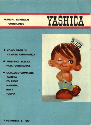 Manual Elemental Fotográfico         Yashica         Antiguo