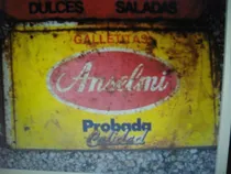 Comprar Cartel De Chapa Publicidad Anselmi No Chapa Esmaltada