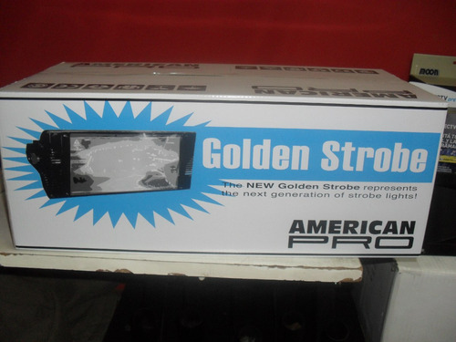Megaflash Golden Strobe 1500w. American Pro Music Box Hurlin