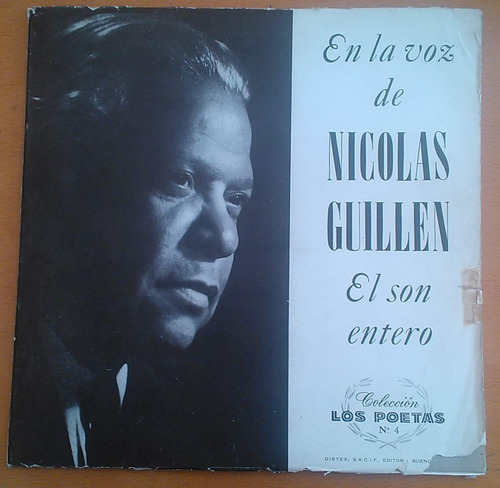 Guillen Nicolas / El Son Entero / Disco Lp / + Recorte De Di