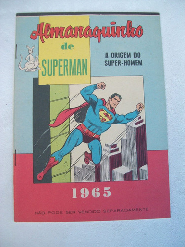Almanaque De Superman 1965 E Almanaquinho De Superman 1965