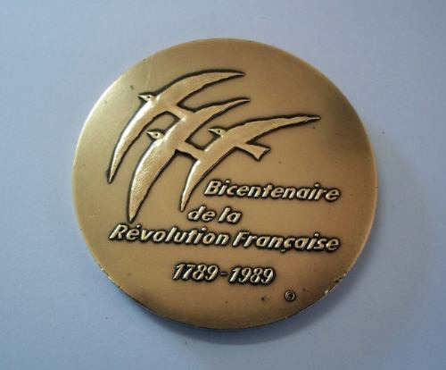 Medalla Bicentenario Revolución Francesa 1789/1989-sellada