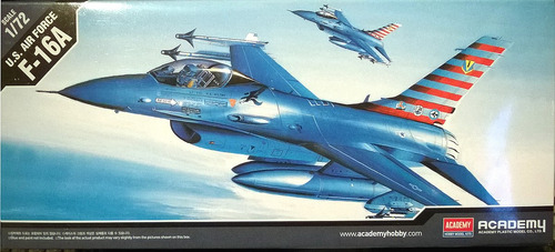 Avião F-16 Falcon Academy 1/72 Kit Para Montar