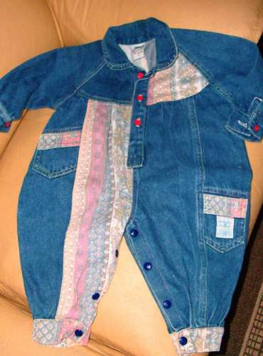 Enterito Bebe Jean Vintage Juanjo Impecable Como Nuevo