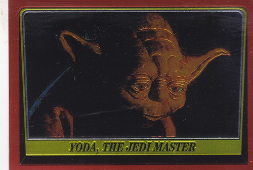 1999 Topps Star Wars Chrome Archives Yoda Jedi Master