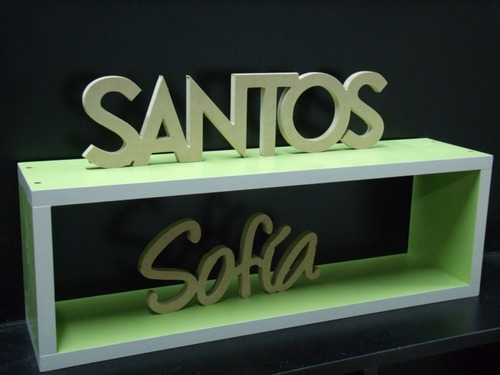 Cubos Rectangulos Flotantes Colores Infantiles 60x20x15