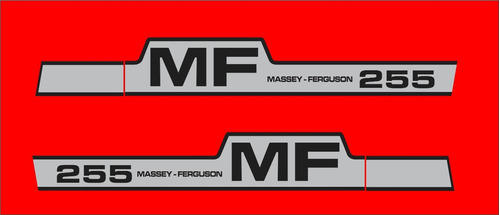 Kit Adesivos Trator Massey Ferguson Mf 255 Mod02 Mk