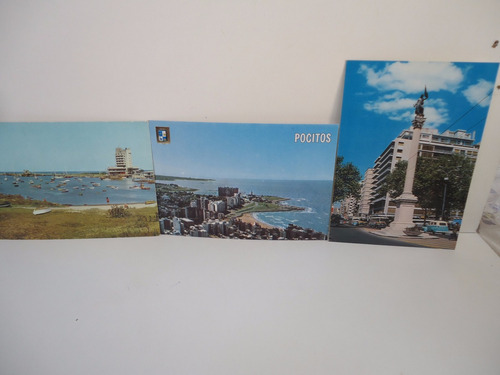 Lote - Montevideo (uruguay) 3 Cartões Postais