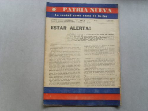 Revista Patria Nueva La Verdad Como Arma De Lucha 1971