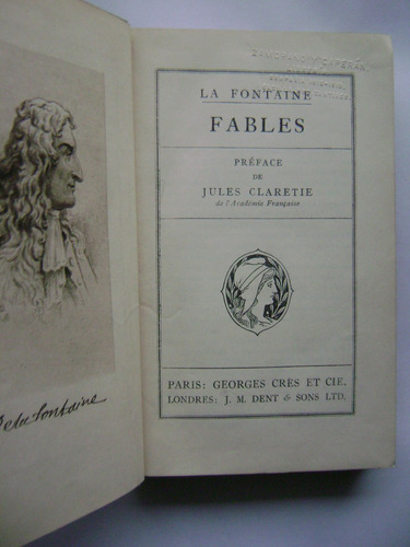 Fables / La Fontaine / Bella Edición En Frances