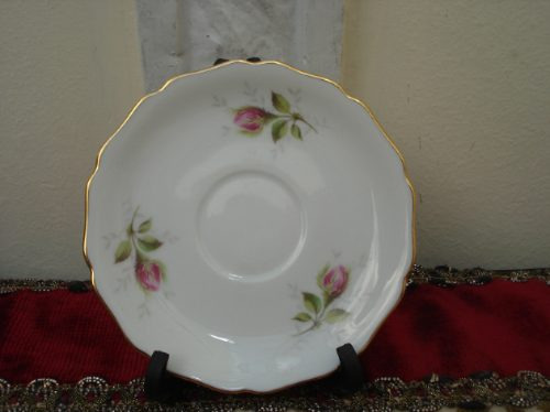 Plato Aleman Antiguo Con Flores Impecable Vealo