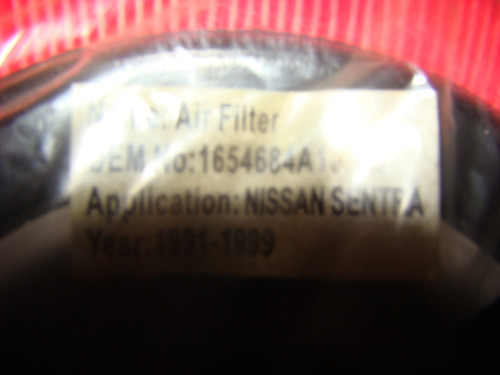 Filtro Aire  Nissan Sentra B13 93-99 (carburado)