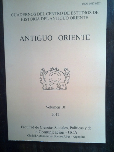 Cuadernos Centro Estudios Historia Antiguo Oriente Vol.10