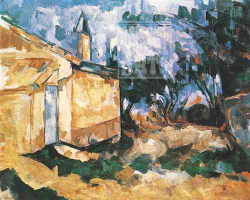 Lamina 30x45cm Arte - Pintores - Cezanne - Cabanon De Jourda