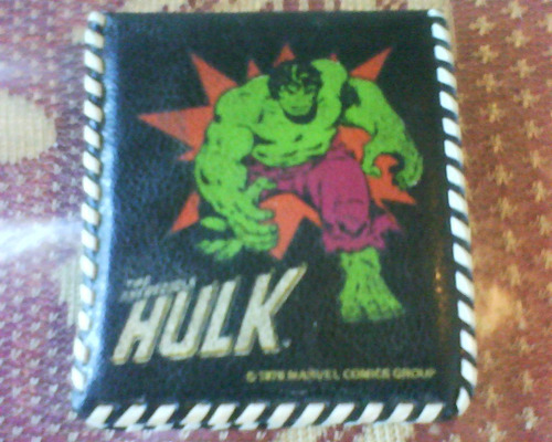 Antigua Billetera P/niños En Cuerina De Hulk-1978 Marvel Com