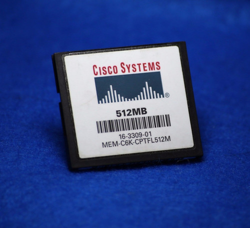 Cisco 512mb Compactflash Cf Card Mem-c6k-cptfl512m (Usado)