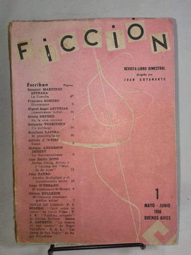 Imagen 1 de 3 de Revista Ficcion. Nº1 Mayo - Junio 1956. Juan Goyanarte