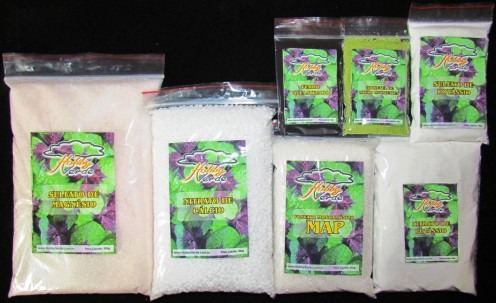 Imagem 2 de 4 de Kit Nutrientes Solução Hidropônica 500 Litros Frutos Tipo 1b