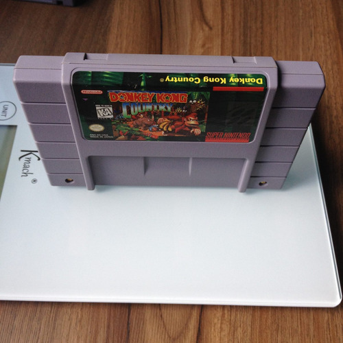Fita Donkey Kong Country 1 Original - Super Nintendo 12x