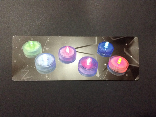 Hermosa Vela Tealight Sumergible Pilas Recambiables 12pzas.
