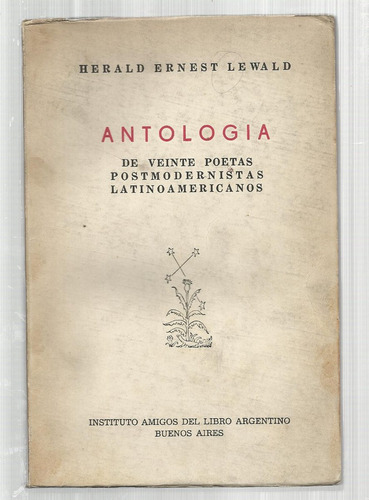 Antología De Veinte Poetas Postmodernistas Latinoamericanos