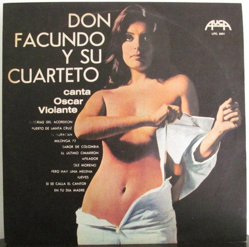 Oscar Violante - Don Facundo Y Su Cuarteto - Vinilo Nacional