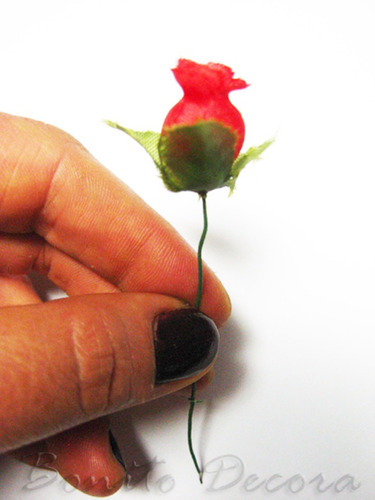 500 Mini Rosas Vermelhas - Artificiais Flores Rosinhas Rosas | MercadoLivre