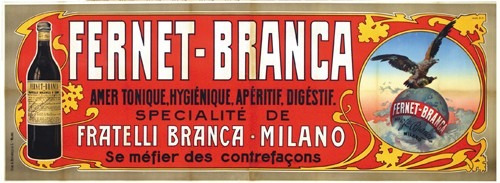 Carteles Antiguos Chapa Gruesa 75x35cm Fernet Branca Dr-068