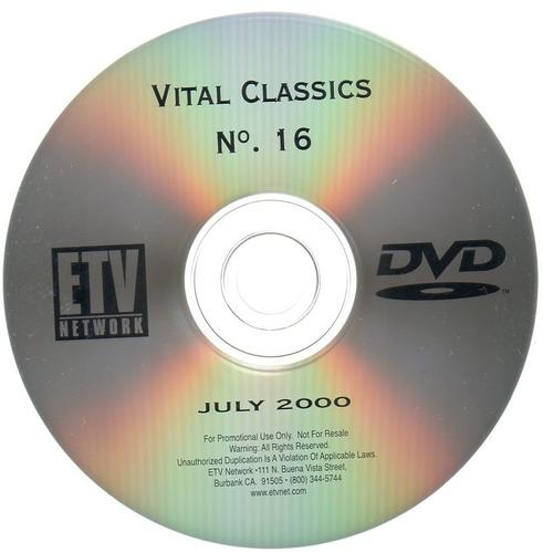 Dvd Original Vital Classics N16 Alanis Morissette Emf Prince