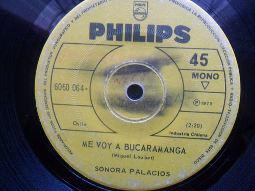 Single Sonora Palacios Me Voy A Bucaramanga-