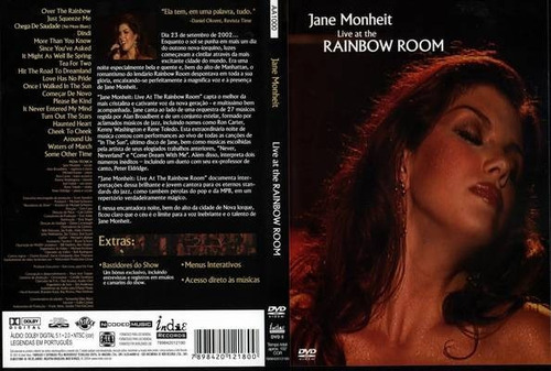 Jane Monheit - Live At Rainbow Room - Dvd Original Novo